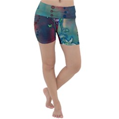 Flower Dna Lightweight Velour Yoga Shorts