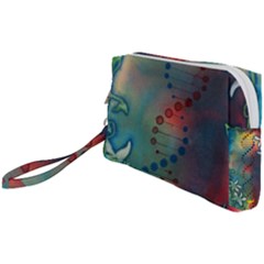 Flower Dna Wristlet Pouch Bag (small) by RobLilly