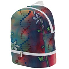 Flower Dna Zip Bottom Backpack by RobLilly