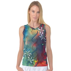 Flower Dna Women s Basketball Tank Top by RobLilly