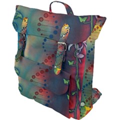 Flower Dna Buckle Up Backpack by RobLilly