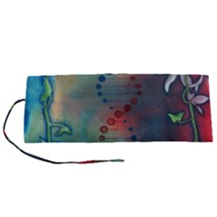 Flower Dna Roll Up Canvas Pencil Holder (s) by RobLilly