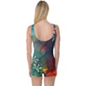 Flower Dna One Piece Boyleg Swimsuit View2