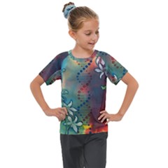 Flower Dna Kids  Mesh Piece Tee