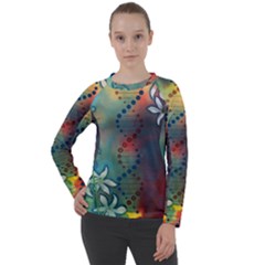 Flower Dna Women s Long Sleeve Raglan Tee