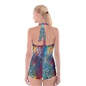 Flower Dna Boyleg Halter Swimsuit  View2