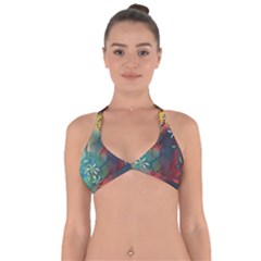 Flower Dna Halter Neck Bikini Top by RobLilly