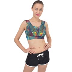 Flower Dna V-back Sports Bra