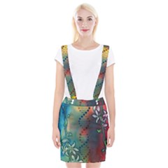 Flower Dna Braces Suspender Skirt by RobLilly