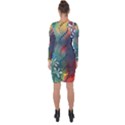 Flower Dna Asymmetric Cut-Out Shift Dress View2