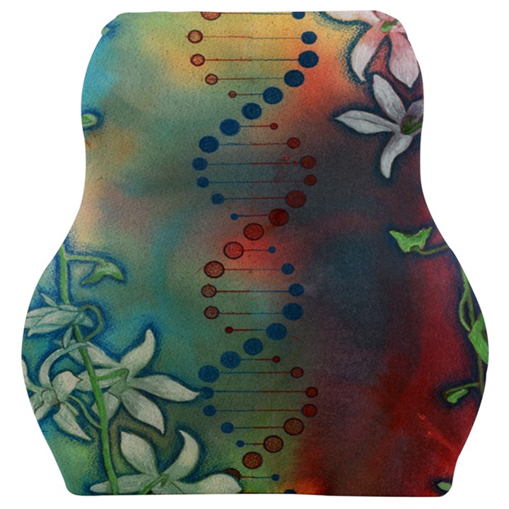 Flower Dna Car Seat Velour Cushion 