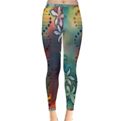 Flower Dna Inside Out Leggings by RobLilly