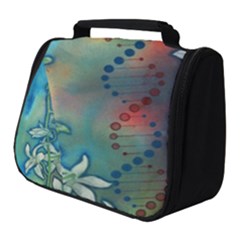 Flower Dna Full Print Travel Pouch (small) by RobLilly