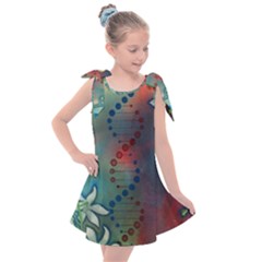 Flower Dna Kids  Tie Up Tunic Dress by RobLilly