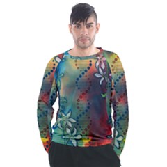 Flower Dna Men s Long Sleeve Raglan Tee