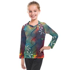 Flower Dna Kids  Long Mesh Tee