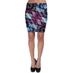 Matrix Grunge Print Bodycon Skirt by dflcprintsclothing