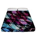 Matrix Grunge Print Fitted Sheet (Queen Size) View1