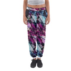 Matrix Grunge Print Women s Jogger Sweatpants by dflcprintsclothing