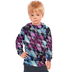 Matrix Grunge Print Kids  Hooded Pullover