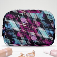 Matrix Grunge Print Make Up Pouch (small)