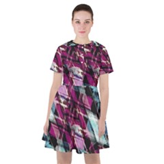 Matrix Grunge Print Sailor Dress by dflcprintsclothing