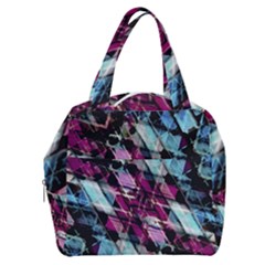 Matrix Grunge Print Boxy Hand Bag