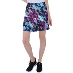 Matrix Grunge Print Tennis Skirt by dflcprintsclothing