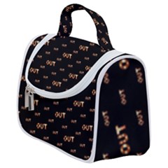 Out Word Motif Print Pattern Satchel Handbag by dflcprintsclothing