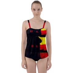 Ocean Dreaming Twist Front Tankini Set by essentialimage