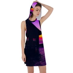 Ocean Dreaming Racer Back Hoodie Dress