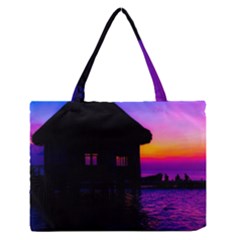 Ocean Dreaming Zipper Medium Tote Bag by essentialimage