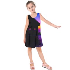 Ocean Dreaming Kids  Sleeveless Dress by essentialimage