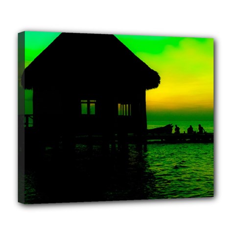 Ocean Dreaming Deluxe Canvas 24  X 20  (stretched) by essentialimage