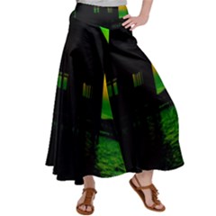 Ocean Dreaming Satin Palazzo Pants by essentialimage