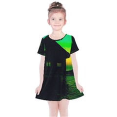 Ocean Dreaming Kids  Simple Cotton Dress by essentialimage