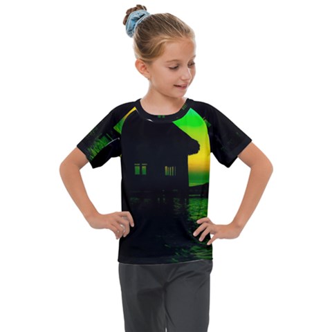 Ocean Dreaming Kids  Mesh Piece Tee by essentialimage