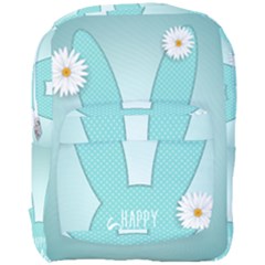 Easter Bunny Cutout Background 2402 Full Print Backpack by catchydesignhill