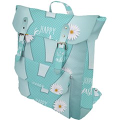 Easter Bunny Cutout Background 2402 Buckle Up Backpack by catchydesignhill