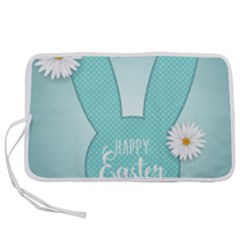 Easter Bunny Cutout Background 2402 Pen Storage Case (m) by catchydesignhill