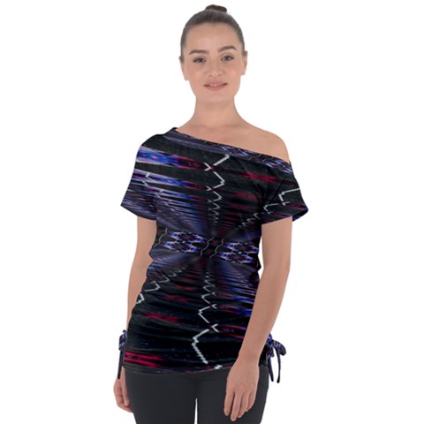 Digital Room Tie-up Tee by Sparkle