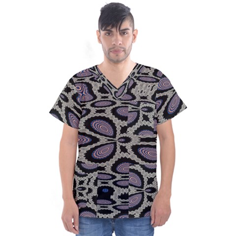 Kalider Men s V-neck Scrub Top by Sparkle