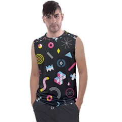 Memphis Design Seamless Pattern Men s Regular Tank Top