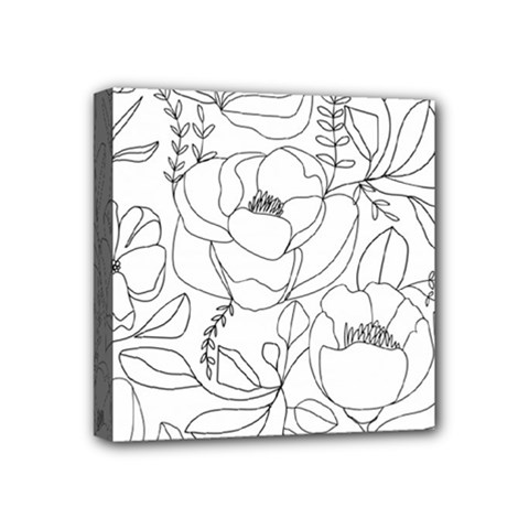 Contemporary Nature Seamless Pattern Mini Canvas 4  X 4  (stretched) by BangZart