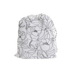 Contemporary Nature Seamless Pattern Drawstring Pouch (large) by BangZart