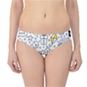 Set cute colorful doodle hand drawing Hipster Bikini Bottoms View1