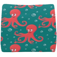 Cute Smiling Red Octopus Swimming Underwater Seat Cushion by BangZart