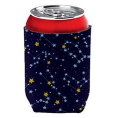 Seamless Pattern With Cartoon Zodiac Constellations Starry Sky Can Holder by BangZart