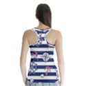 Seamless marine pattern Racer Back Sports Top View2