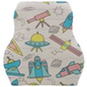 Cute seamless pattern with space Car Seat Velour Cushion  View1